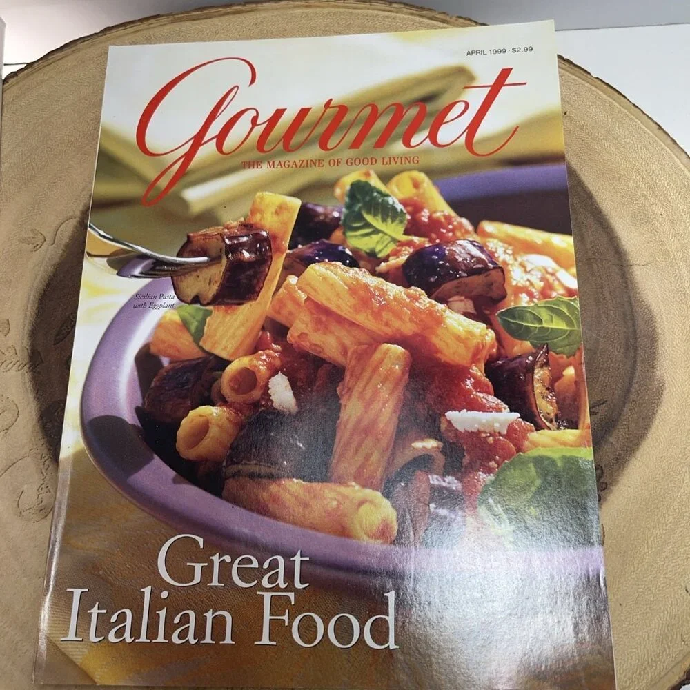 Gourmet April 1999 Italian Food Corton Paris